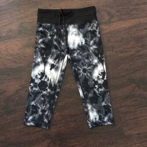 Tie dye cropped leggings